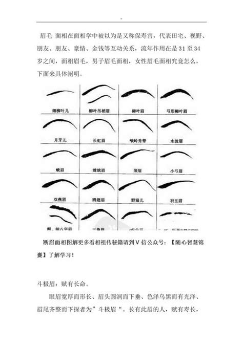 八字眉 面相|眉毛面相｜10大眉型分析：八字眉/高低眉/一字眉等眉 